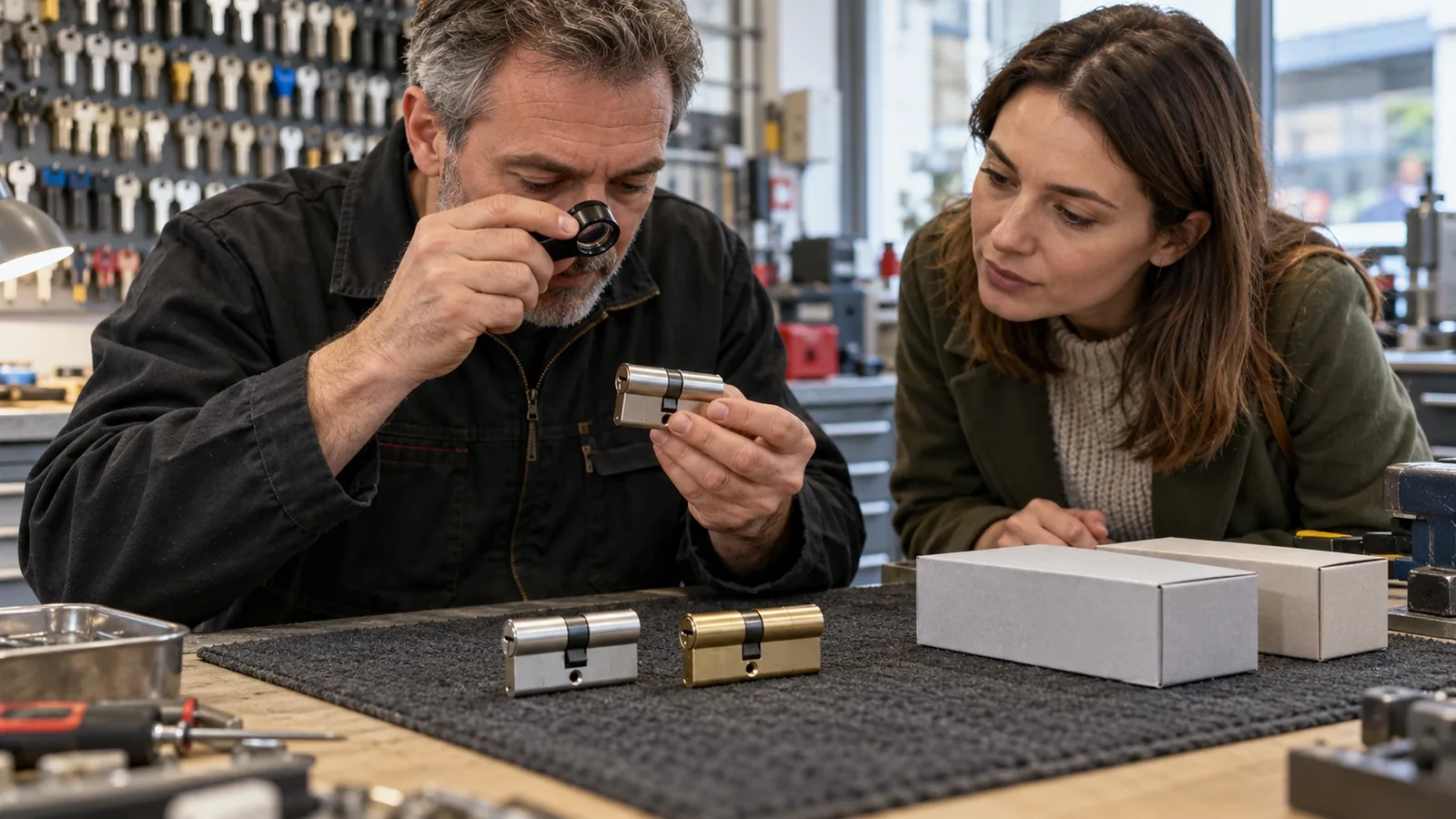 Reconnaître un cylindre de serrure d'origine face à une copie non certifiée