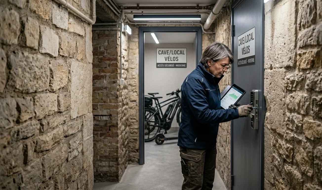 Porte de cave ou local à vélos forcée à Paris 4e : sécuriser les annexes communes