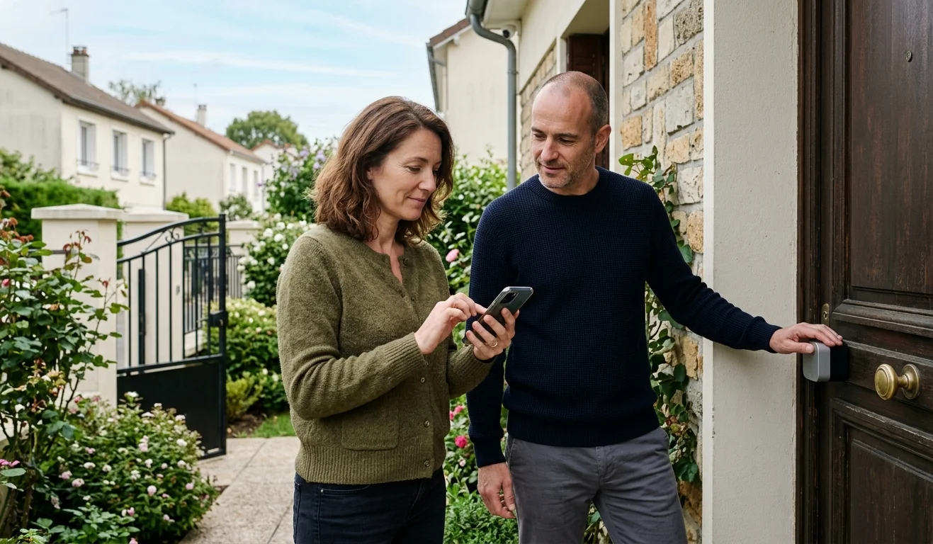 Serrure connectée à Vaucresson : surveiller une résidence secondaire à distance