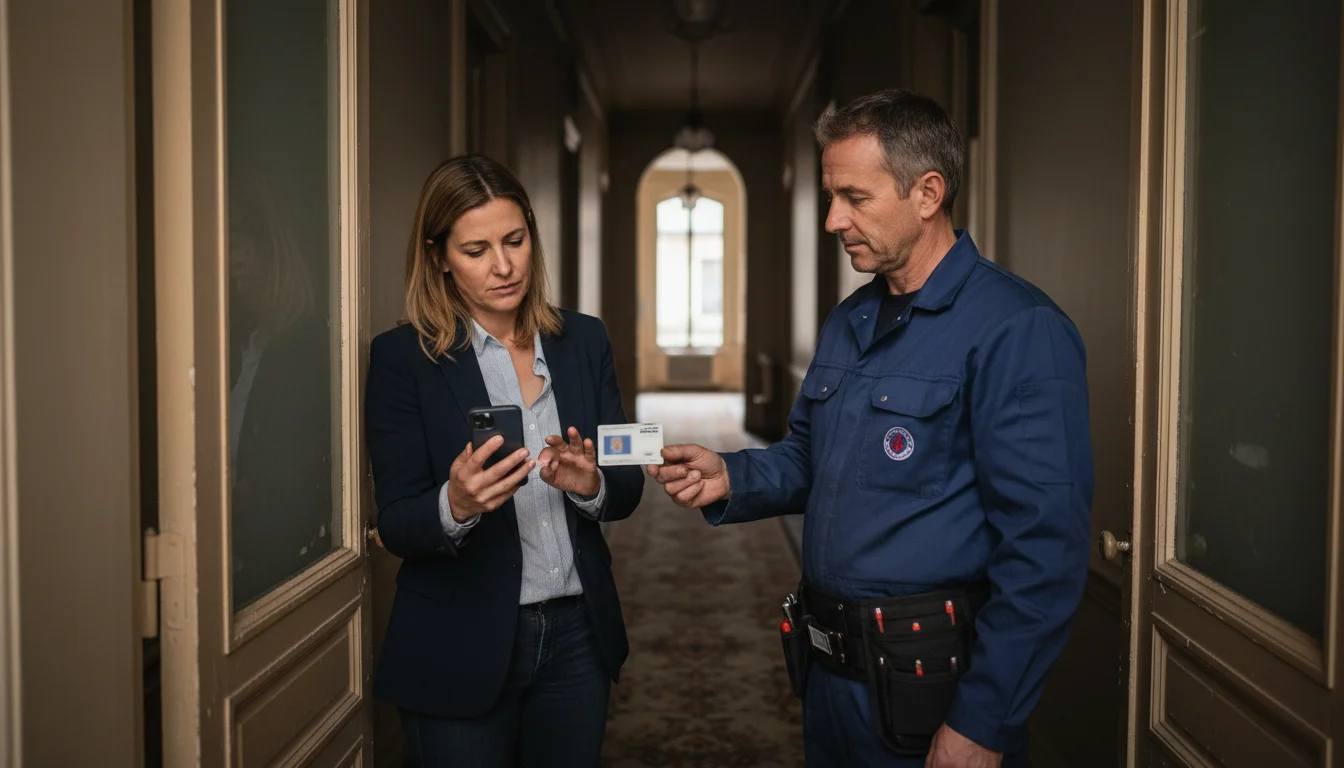 Comment vérifier qu'un serrurier est un vrai professionnel avant de le laisser entrer à Levallois-Perret