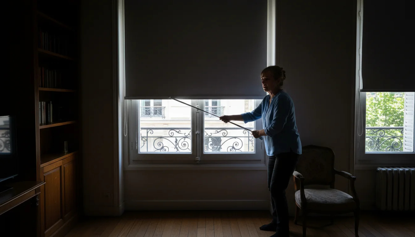 Volet roulant bloqué en position basse à Vincennes : sécurité ou simple panne ?