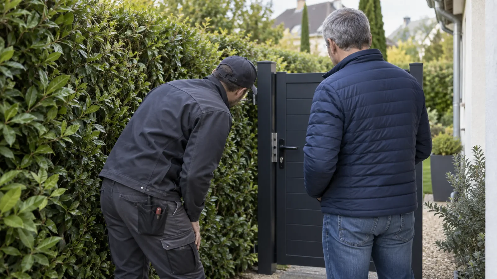 Grande propriété avec portail sécurisé à Saint-Nom-la-Bretèche