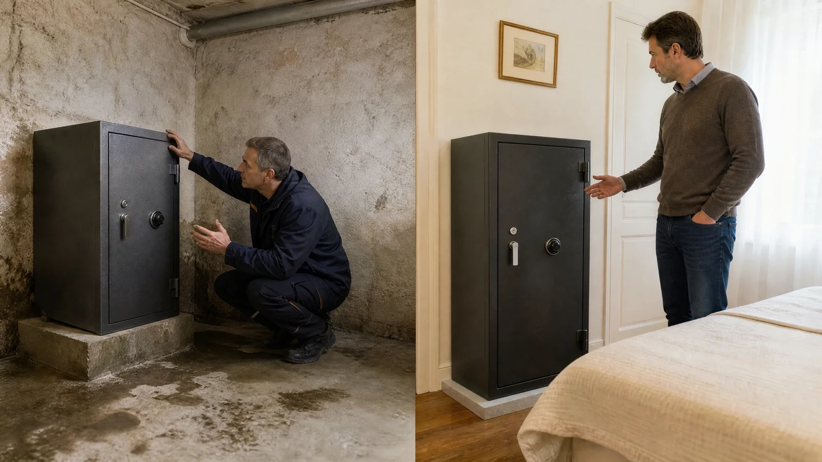 Grandes propriétés boisées de Vaucresson : pourquoi un coffre-fort de cave ne remplace jamais un coffre-fort de chambre