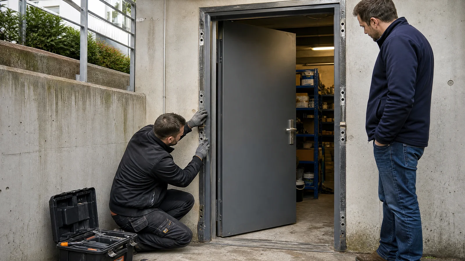 Porte de local en rez-de-dalle à Issy-les-Moulineaux : pourquoi cet accès demande un blindage renforcé